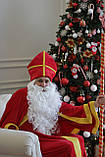 Борода та перука Санта Клауса та Святого Миколая, фото 2