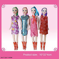 Кукла типа "Барби" YE-22 микс 4, в платье в паетках, в пакете 10*32*4 YE-22 irs