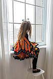 Дитячий костюм Метелика для дівчинки помаранчева, фото 2