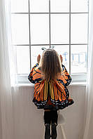 Дитячий костюм Метелик для дівчинки помаранчева 110-116