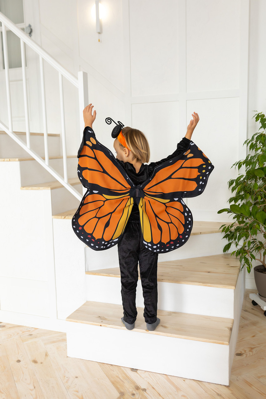 Дитячий костюм Метелика для хлопчика помаранчева