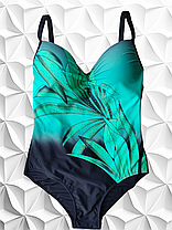 ОПТКупальник слитный Samegame 407 Анна голубой(В НАЛИЧИИ ТОЛЬКО 52 54 56 58 60 УКР р-ры), фото 3