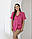 Жіноча піжама Барбі сорочка та шорти короткий рукав, фото 5