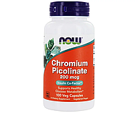 Now Foods, Chromium Picolinate 200 мкг (100 капс.), хром піколінат