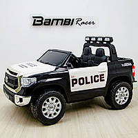 Детский электромобиль на аккумуляторе Джип Toyota JJ2255 с пультом радиоуправления для детей 3-8 лет Полиция