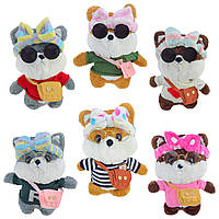 Мягкая игрушка собачка K0201 сумка, свитер, очки, поязка, 30см K0201 irs