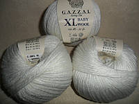 Gazzal Baby Wool XL (Газзал Беби Вул XL) 801 белый