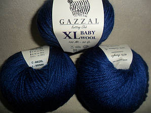 Gazzal Baby Wool XL (Газзал Бебі Вул XL) 802 темно-синій