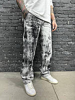 Чоловічі чорно-білі джинси МОМ, нова модель