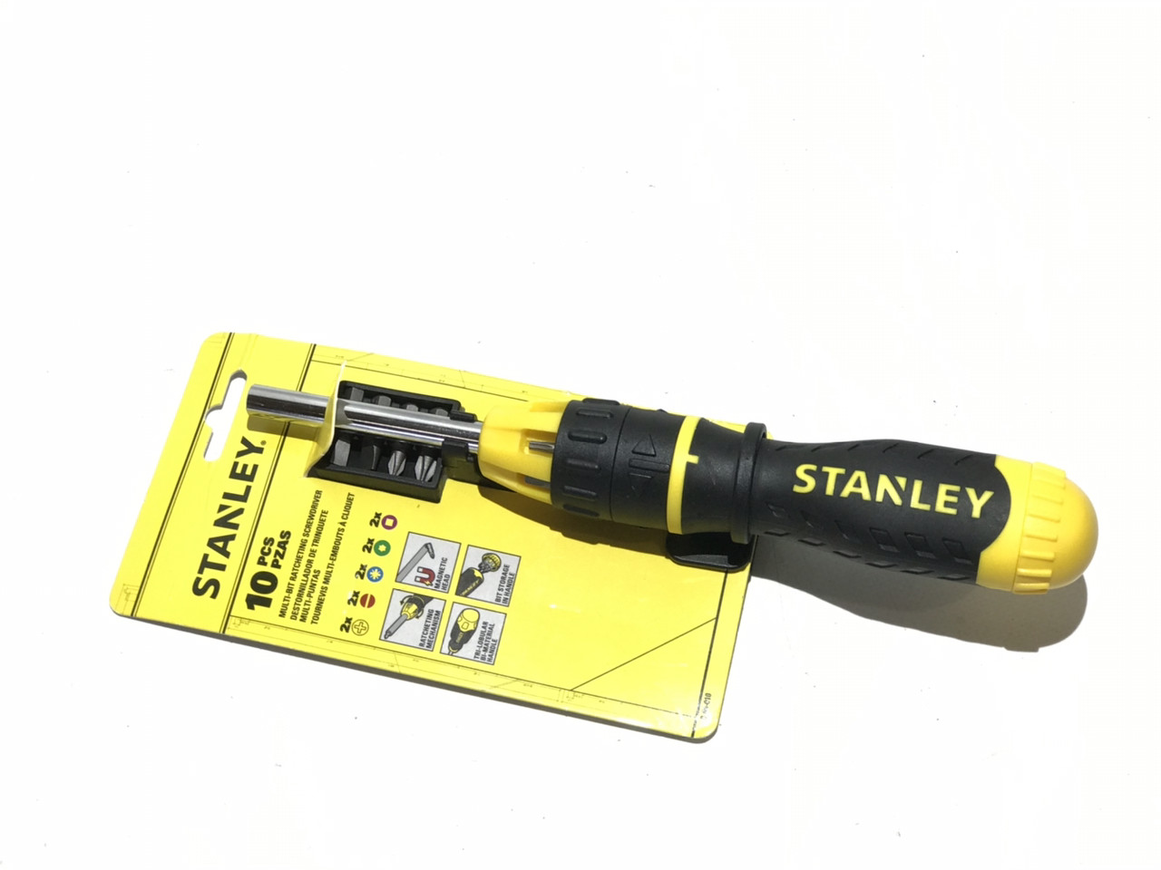 Викрутка з храповим механізмом Stanley Multibit