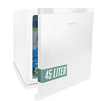 Міні холодильник 43 л білий HEINRICH'S HKB 4188 W BIAŁA | маленький однокамерний холодильник для будинку офісу дачі