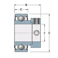 Подшипник RAE 25 RR TIMKEN