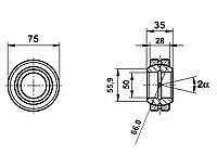 Подшипник GE 50 E/GE50 ES Fluro