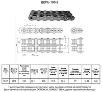 Цепь 10B-2 L=5,0 м CT AGRI