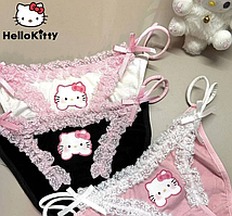 Милі жіночі трусики hello kitty. нижня білизна труси для дівчат хелло кітті