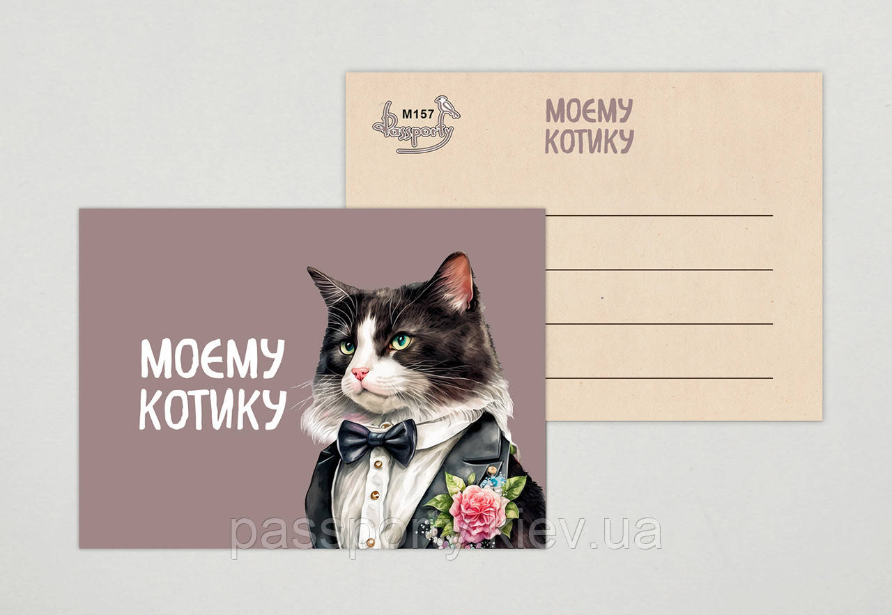 Міні листівка Моєму котику, фото 1