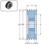 Шкив PHP 4SPB170TB SKF