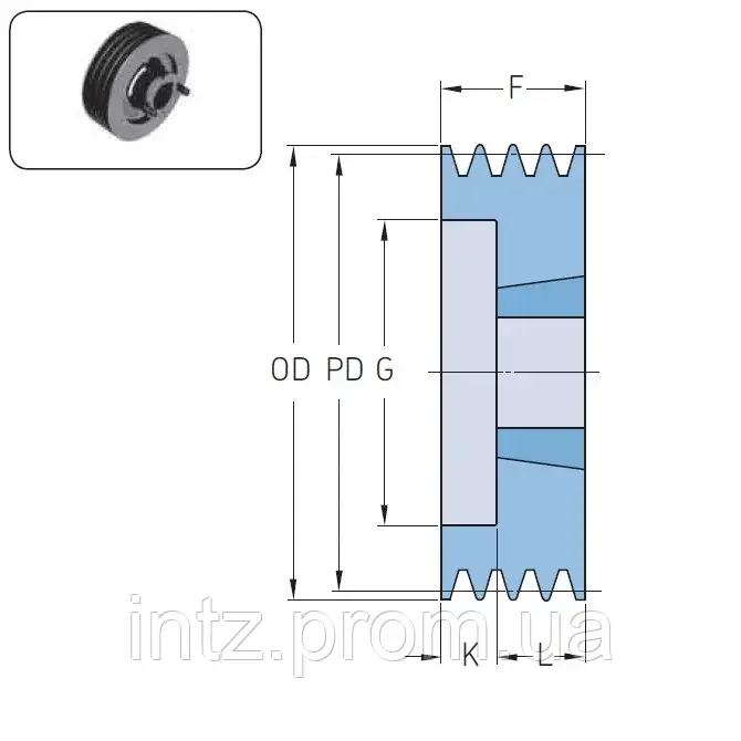 Шкив PHP 2SPB112TB SKF - фото 1 - id-p2132141679