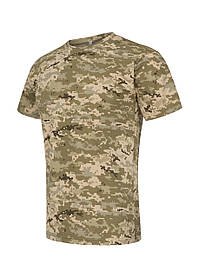 Тактична футболка військова для ЗСУ армійська піксель преміум р. 48-56 камуфляжна
