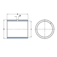 Втулка подшипника PCM 606525 M SKF