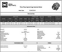 Двигатель MOT Q3NR80S4D40-BN 0,75kW 1500D 2-4V B3 IE3 WAT