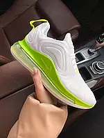 Женские кроссовки белые Air Max 720 White & Green 37