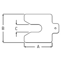 Пластина TMAS 50-100 Комплект з 10 пластин SKF