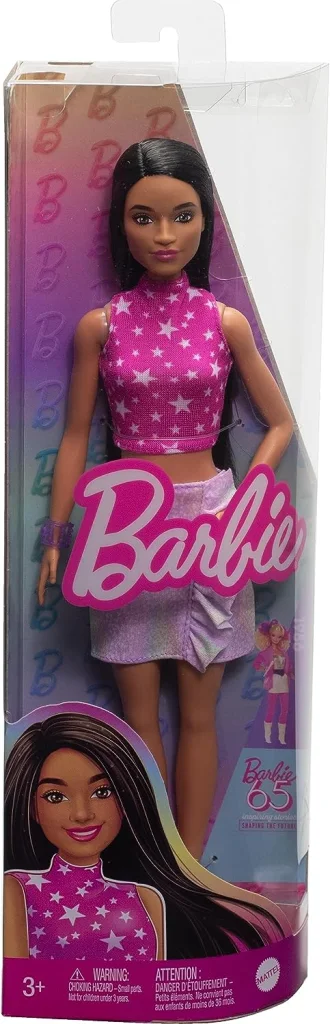 Лялька Barbie "Модниця" в рожевому топі з зірковим принтом