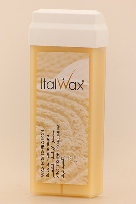 ItalWax Віск в касетах з широким роликом, 100 мл - Оксид цинку