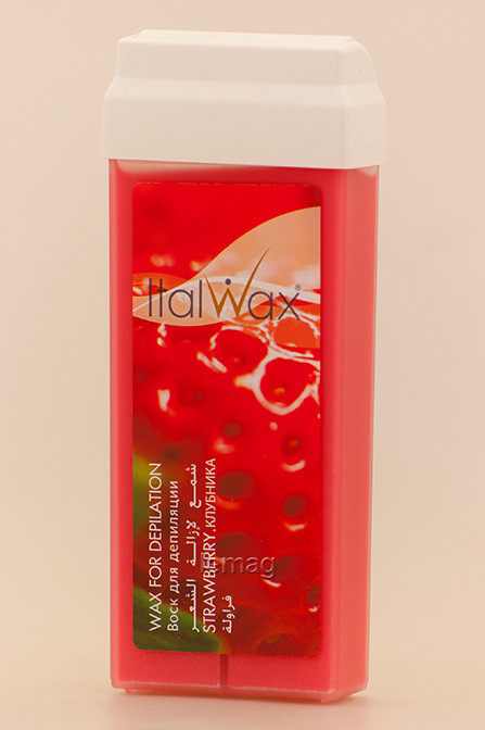 ItalWax Віск в касетах з широким роликом,100 мл - Полуниця