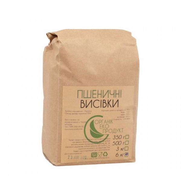 Висівки пшеничні Organic Eco-Product, 6 кг