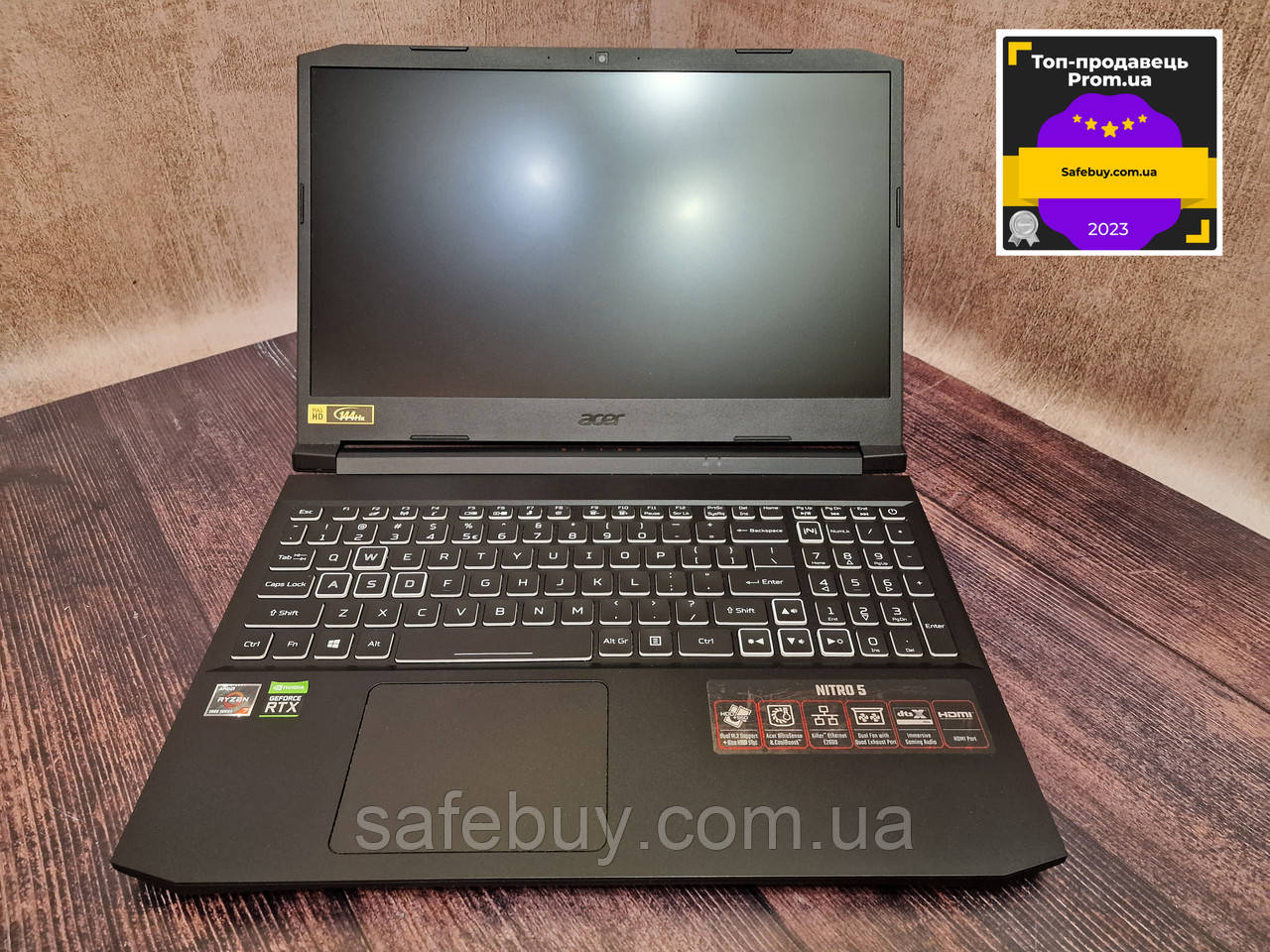 Ігровий ноутбук Acer Nitro AN515-45 (Ryzen 7 5800H/16Gb/RTX 3080/SSD 1Tb/IPS 144Hz)