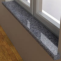 Підвіконня із Покостівського граніту 1000×200×20 – сірого кольору