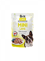 Влажный корм Brit Care Dog Mini Fillets In Gravy с ягненком для собак 85 г