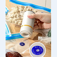 Мини-вакууматор для пищевых продуктов, ручное электрическое устройство для упаковки продуктов в вакууме