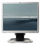 Монітор 19"  HP L1950G VGA DVI + кабеля 220в та VGA, Б/В чорний, фото 3