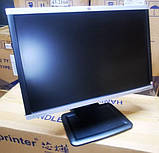 Монітор 22"  LA2205wg VGA DVI + кабеля 220в та VGA, Б/В чорний, фото 3