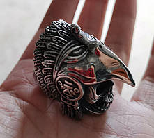 Перстінь Бог Уїцилопоштлі (сталь)