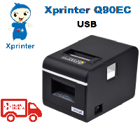 Принтер чеков Xprinter XP-Q90EC USB 58мм, автообрез чека