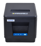 Принтер чеків Xprinter XP-A160H USB 80мм, обріз, чорний, фото 3