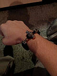 Браслет Молот Тора чорне сонце (сталь паракорд), фото 3