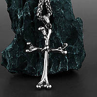 Кулон Хрест Кістки (сталь)