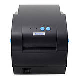 Принтер етикеток Xprinter XP-330B і чеків USB до 80мм, чорний, фото 2