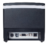 Принтер чеків Xprinter XP-N260H XP-E260L LAN Ethernet+USB+rs232 80мм, обріз, чорний, фото 5