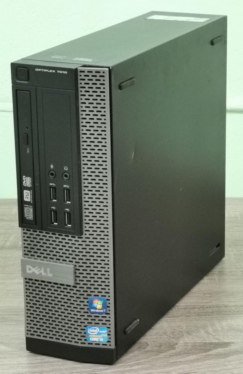 Системний блок Б/В Dell Optiplex 7010 SFF i3, 4Гб, 250Гб + кабель 220в чорний