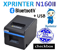 Принтер чеков Xprinter N160II Bluetooth + USB авто обрез чека 80мм
