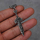 Кулон Меч (сталь), фото 3