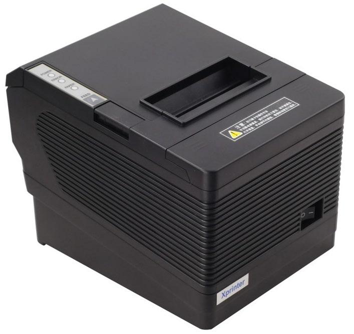 Принтер чеків Xprinter XP-Q260III LAN Ethernet+USB+rs232 80мм, обріз, чорний, фото 1