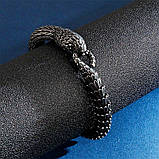 Намисто Цеп Чорна змія (сталь) набір, фото 7