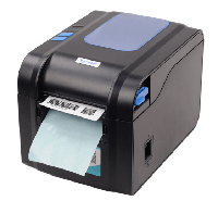 Принтер етикеток Xprinter XP-370BM і чеків мережевий Ethernet+USB+rs232 до 80мм, чорний